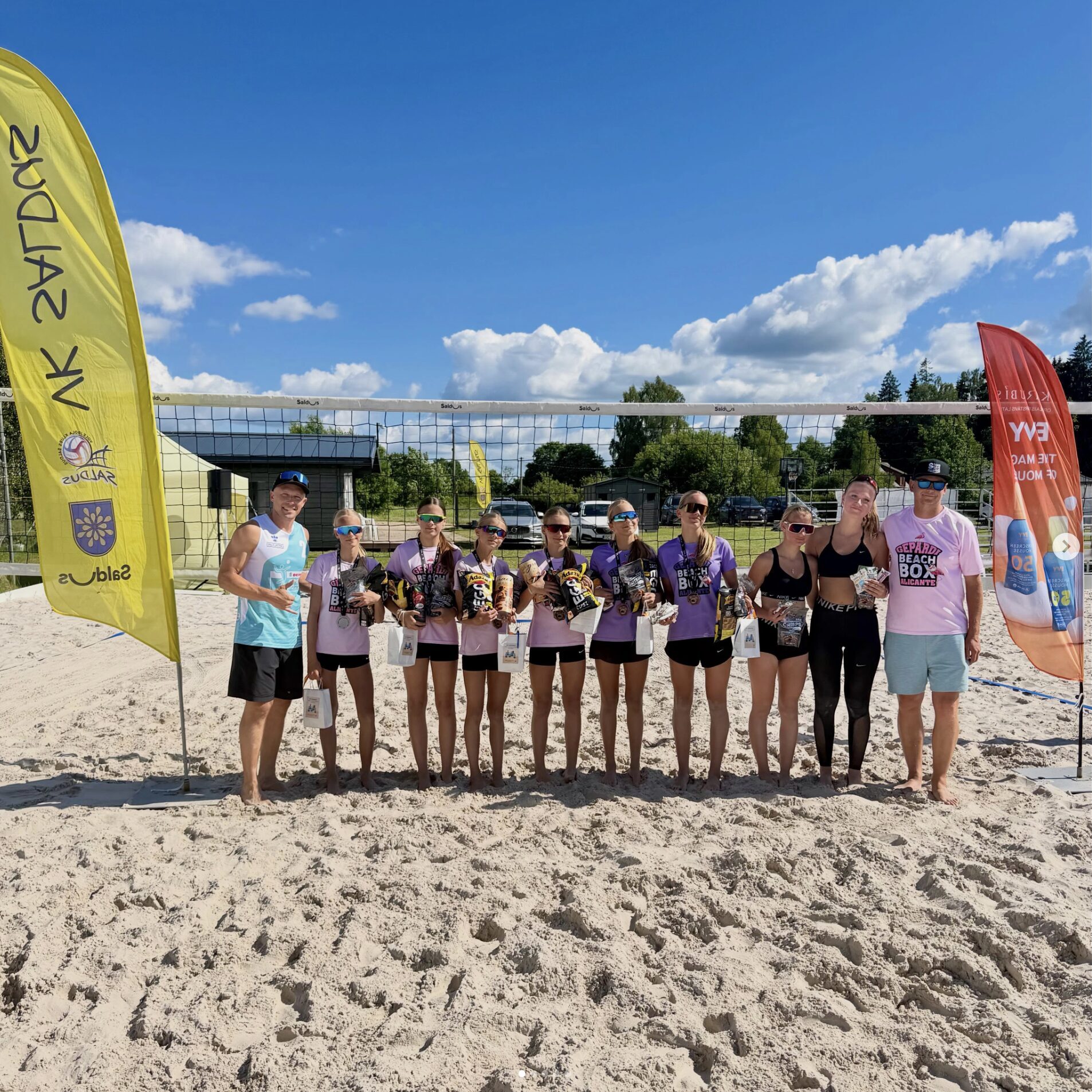 Saldū U16 turnīrs pludmales volejbolā
